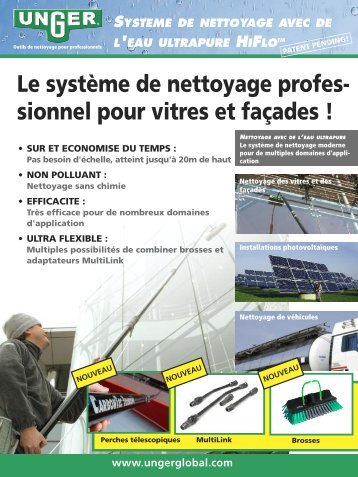 Le système de nettoyage profes- sionnel pour vitres et ... - ESSEF