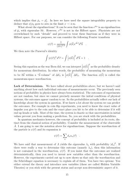 A Crash Course on Quantum Mechanics