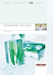 ATmOSphäRE füRS hAuS. - Stiebel Eltron