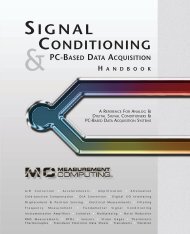 Signal Conditioning and PC-Based Data Acquisition Handbook