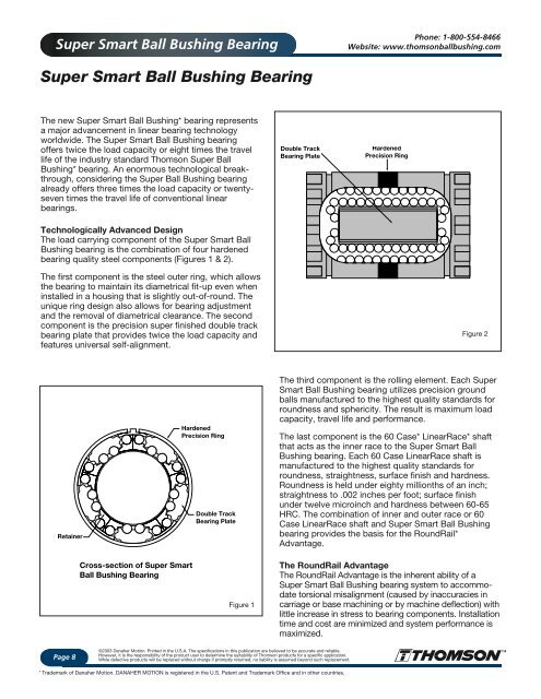 Super Smart Ball Bushing Bearing - Hollin Applications