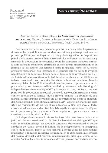 /Reseñas - Repositorio UASB-Digital - Universidad Andina Simón ...