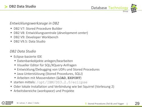 Trigger - Datenbanken