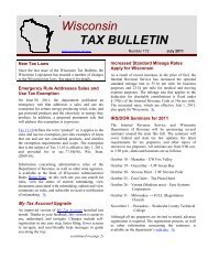 WTB No. 172 (Articles, pgs 1-31) - Wisconsin Department of Revenue