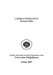 Tahun 2007 - Fisika Universitas Padjadjaran