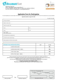 Application Form for Participation