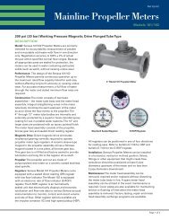 Mainline Propeller Meters - Sensus