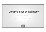 Creative Brief photography - Visma