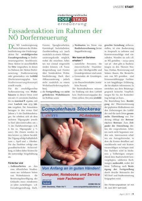 Datei herunterladen (6,21 MB) - .PDF - Stadtgemeinde Stockerau