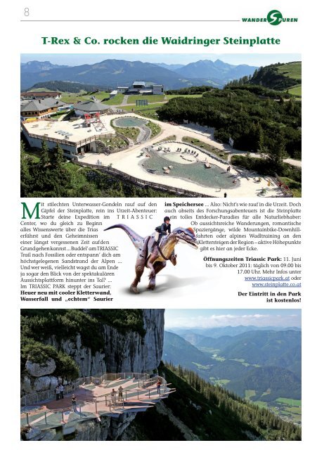 Das Magazin für Berg-Verliebte... Ausgabe Sommer 2011