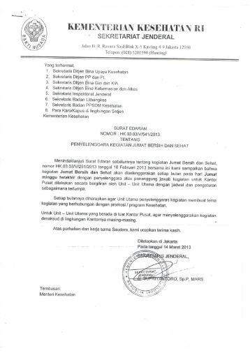Contoh Surat Kiriman Rasmi Edaran - Derotoh Contoh Surat Kiriman Rasmi Edaran - Derotoh