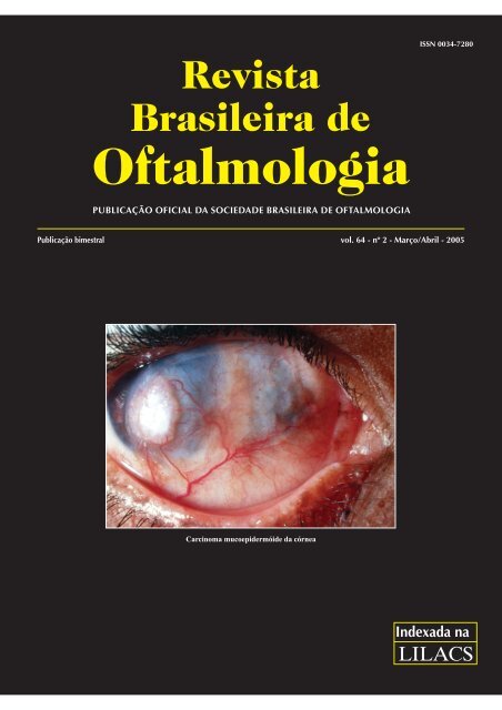 Mar-Abr - Sociedade Brasileira de Oftalmologia