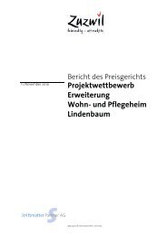 und Pflegeheim Lindenbaum - Strittmatter Partner AG