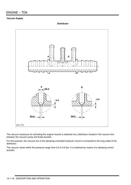 Range Rover Workshop Manual - System Description and Operation ...