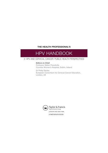 HPV HANDBOOK - Zervita