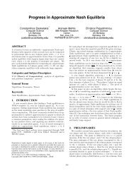 Progress in Approximate Nash Equilibria - Corelab