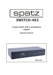 SWITCH-4X2 - Spatz