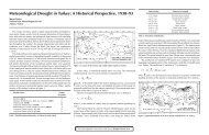 Meteorological Drought in Turkey: A Historical Perspective, 1930â93