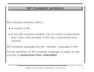 NP-Complete problems NP-Complete problems - Ace