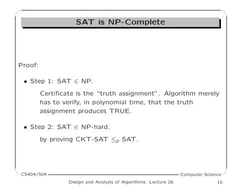 NP-Complete problems NP-Complete problems - Ace