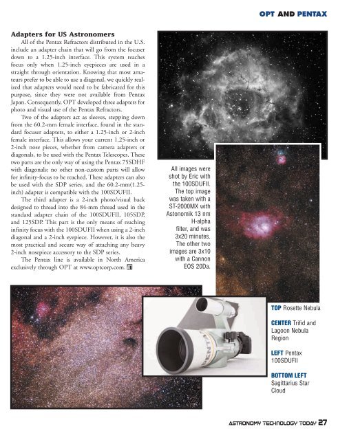 April Cover24-27 - Astronomy Technology Today