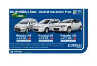 Hyundai i10 Hyundai i20 Hyundai i30