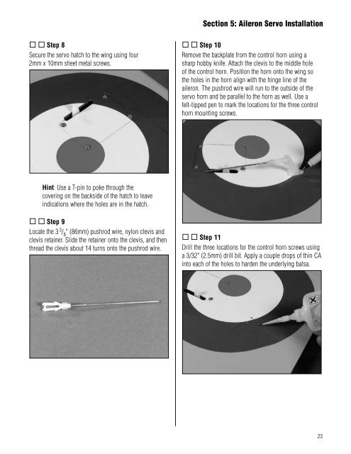 Sopwith Camel Manual - Hangar 9