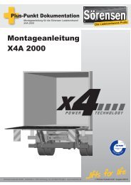 Montageanleitung X4A 2000 - Sörensen