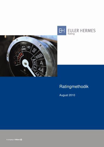 Ratingmethodik - Euler Hermes Rating Deutschland GmbH