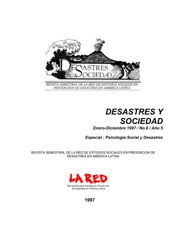 Historia y Desastres en AmÃƒÂ©rica Latina \(Volumen I\) - La RED