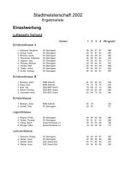 Stadtmeisterschaft 2002 - SV Deiringsen 1856 eV