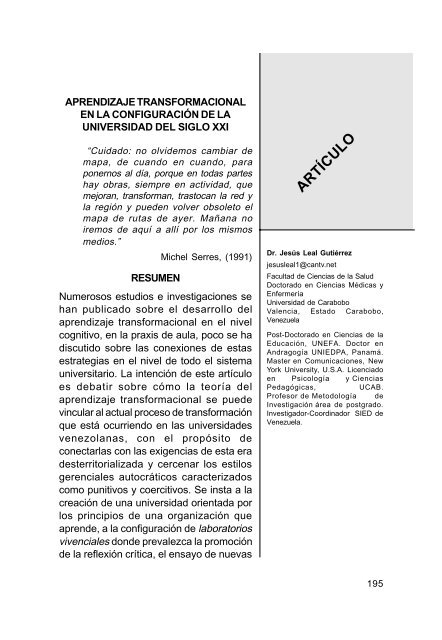 CIENCIAS DE LA EDUCACION.p65 - SciELO