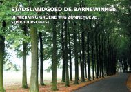 Bijlage 2 Structuurschets Stadslandgoed De Barnewinkel