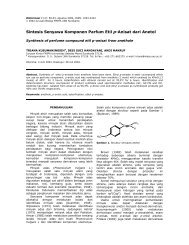 Sintesis Senyawa Komponen Parfum Etil p-Anisat dari Anetol - UNS