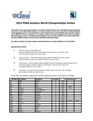 2013 PDGA Amateur World Championships Invites