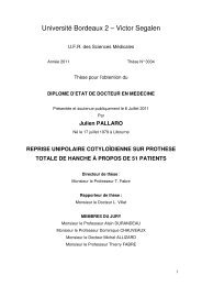 Université Bordeaux 2 – Victor Segalen - desc orthopedie