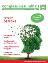 Download (PDF-Dokument) - Kompass Gesundheit - Das Magazin ...