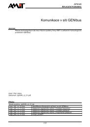 AP0049 - Komunikace v sÃ­ti GENIbus - AMiT