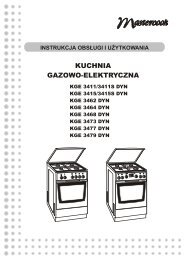 KUCHNIA GAZOWO-ELEKTRYCZNA