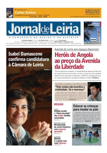 HerÃ³is de Angola ao preÃ§o da Avenida da Liberdade - Jornal de Leiria