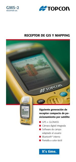 RECEPTOR DE GIS Y MAPPING - Topcon Positioning