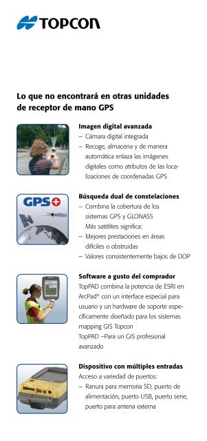 RECEPTOR DE GIS Y MAPPING - Topcon Positioning