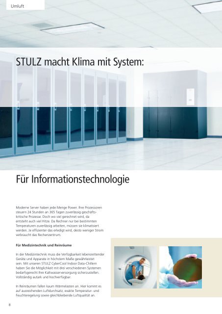 Das komplette Präzisionsklima-Programm von STULZ - Stulz GmbH