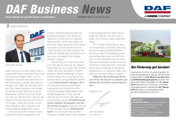 DAF Business News - Rudolf Bohlje Kraftfahrzeuge GmbH
