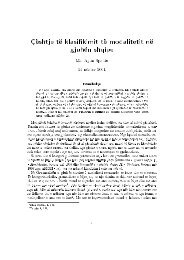 ÃÃ«shtje tÃ« klasi kimit tÃ« modalitetit nÃ« gjuhÃ«n shqipe - Shkenca.org