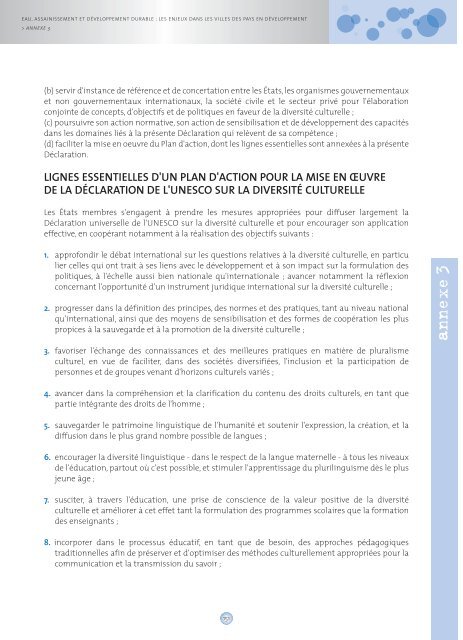 Eau, assainissement et dÃ©veloppement durable â€“ Les ... - pseau