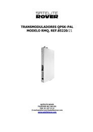 MANUAL OPERATIVO TRANSMODULADOR QPSK - Rover