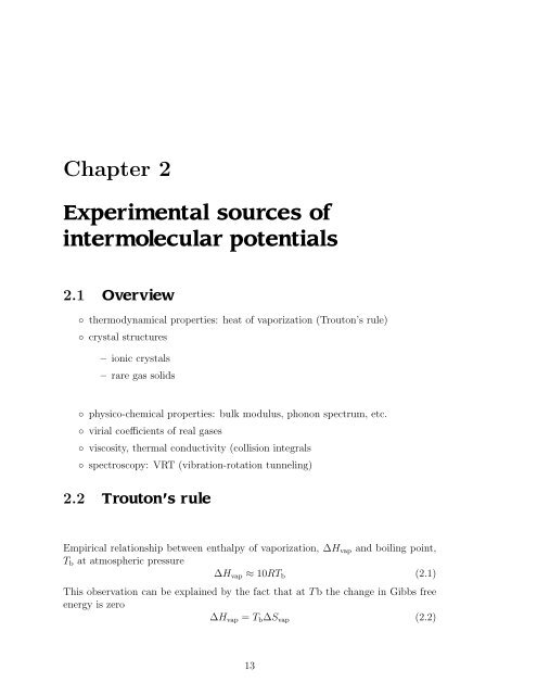 Intermolecular forces - CRM2