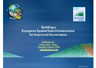 Building a European Spatial Data Infrastructure for ... - AlphaGIS