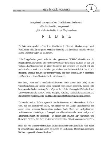 F   I   B   E   L - StuRa - TU Chemnitz